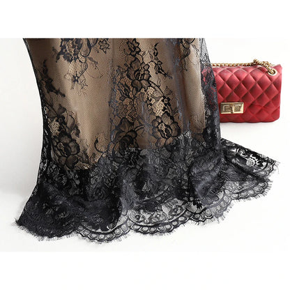 Sexy Lace Spaghetti Strap Top Women Halter V Neck Basic Cami Sleeveless Satin Silk Tank Tops Summer Camisole Plus Size