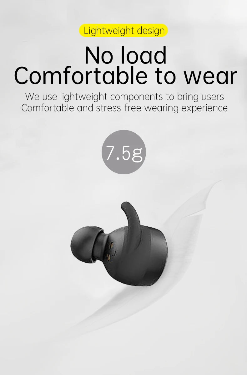 20 Hours Play Time Swimming Waterproof Bluetooth Earphone Dual Wear Style Sport Wireless Headset TWS IPX7 Earbuds Stereo