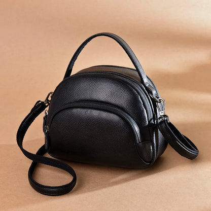Fashion High Quality Genuine Leather Woman Messenger Bags Luxury Cowhide Handbags Women's Bags Designer Women Shoulder Tote bags