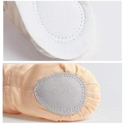 Girls Ballet Shoes for Woman Ballerina Shoes Ballet Flats Women Canvas Soft Sole Dance Slippers Children Practise Dance Shoes