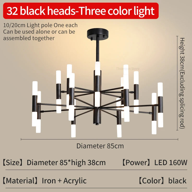 Lights For Living Room Dining Room Nordic Pendant Light Modern Ceiling Chandeliers Bedroom Decoration Lamp Gloden Light Fixrurn