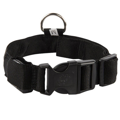 USB Rechargeable Pet Dog LED Glowing Collar Luminous Flashing Necklace Outdoor Walking Night Safety Supplies