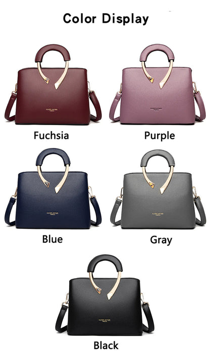 GENUINE VANDERWAH High Quality Pu Leather Casual Tote Luxury Handbags Women Bags Designer Shoulder Crossbody Bags for Women 2025