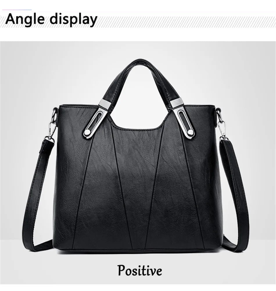 Brand Luxury Handbags Women Bags Designer PU Leather Handbag Leisure Crossbody Bags for Women 2021 New Lady Shoulder Bag Tote