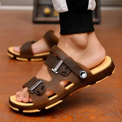 Marlisasa Men Casual High Quality Light Weigh Pvc Flip Flops Male Leisure White Beach Home Flip Flops Chanclas De Hombres F5753b