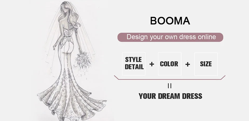 Booma Mermaid  Off The Shoulder Lace Elegant Wedding Dresses Lace Appliques Brides Gown Custom Made 2025
