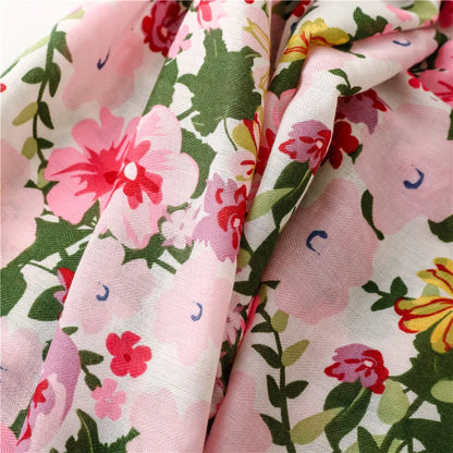 2026 Luxury Brand Ink Painting Floral Tassel Viscose Shawl Scarf Lady High Quality Pashmina Hijab and Wraps Foulard Muslim Sjaal