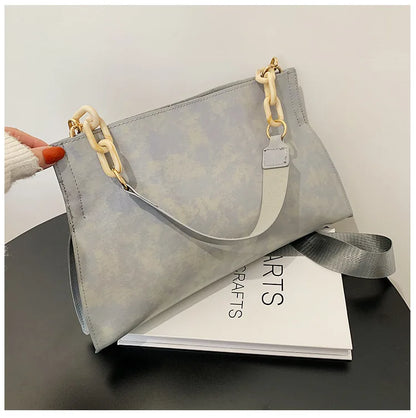 2026 New Design Handbags Women Shoulder Bag Soft Synthetic Leather Crossbody Large Capacity Fashion Female Underarm Bags