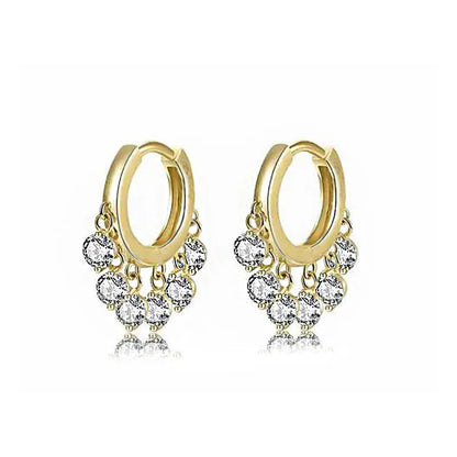 2023 New French Fashion Earring Temperament Luxury Top Quality Zircon Earrings 2021 Trend Personalized Luxury Jewelry Pendant