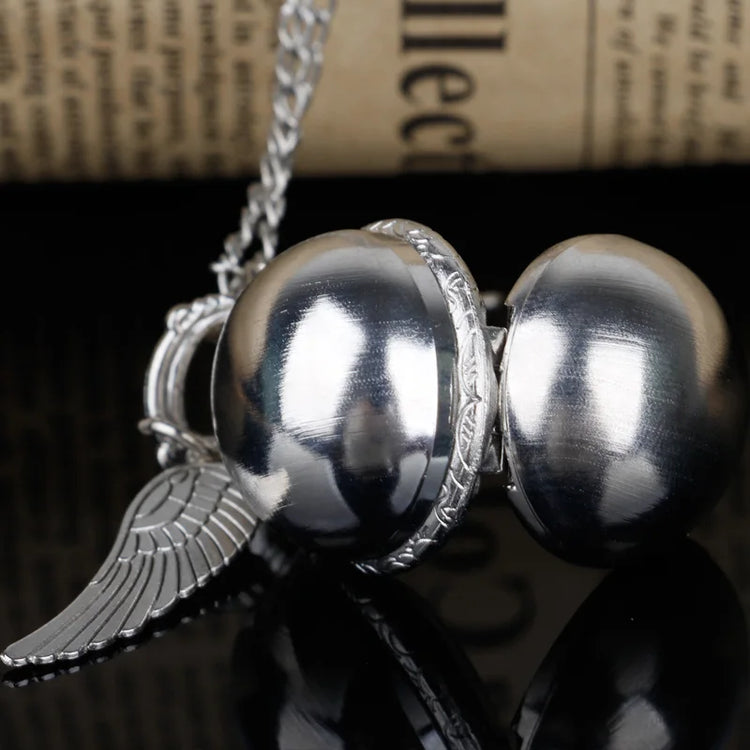Steampunk Fashion Ball Quartz Pocket Watches With Pendant Necklace Chain Children Best Xmas Gifts