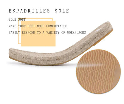 Espadrilles Women's Shoes Luxury Denim PATCHWORK  Flat Platform  Stylish and Trendy Footwear for Fashion-Forward Females