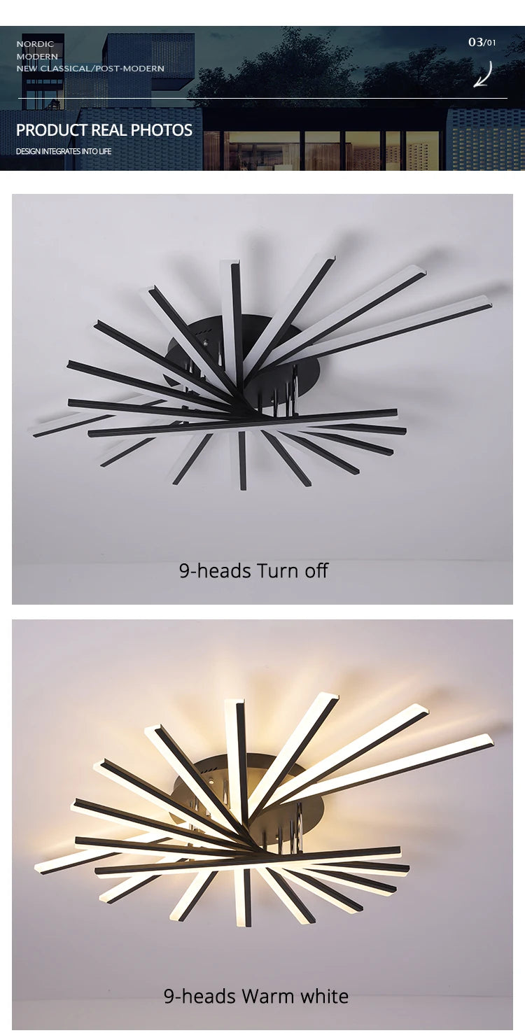 Simple New Modern LED Ceiling Chandelier Indoor Lighting For Living Room Bedroom Corridor Hall Aisle Lamps Lustre Lights fixture