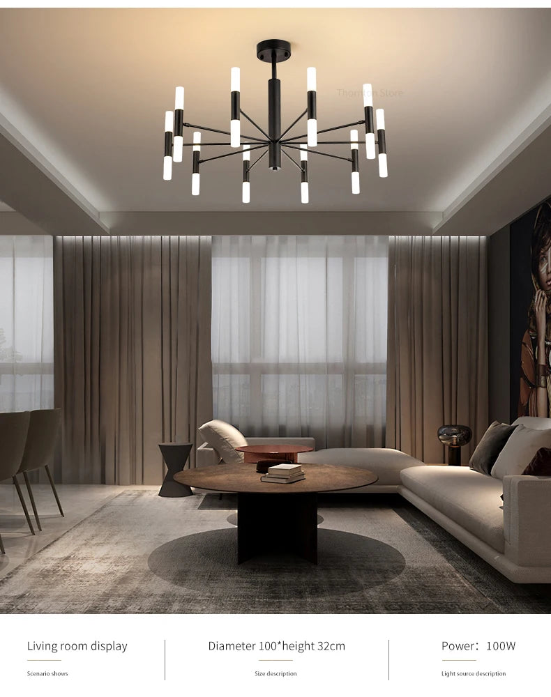 Lights For Living Room Dining Room Nordic Pendant Light Modern Ceiling Chandeliers Bedroom Decoration Lamp Gloden Light Fixrurn