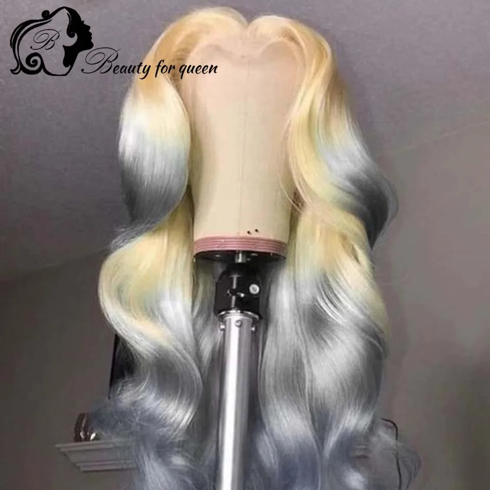 HD Transparent Lace Frontal Wig Brazilian Hair Pre Plucked Wigs With BabyHair Remy Lace Front Wig 180% Wigs For Women Human Hair