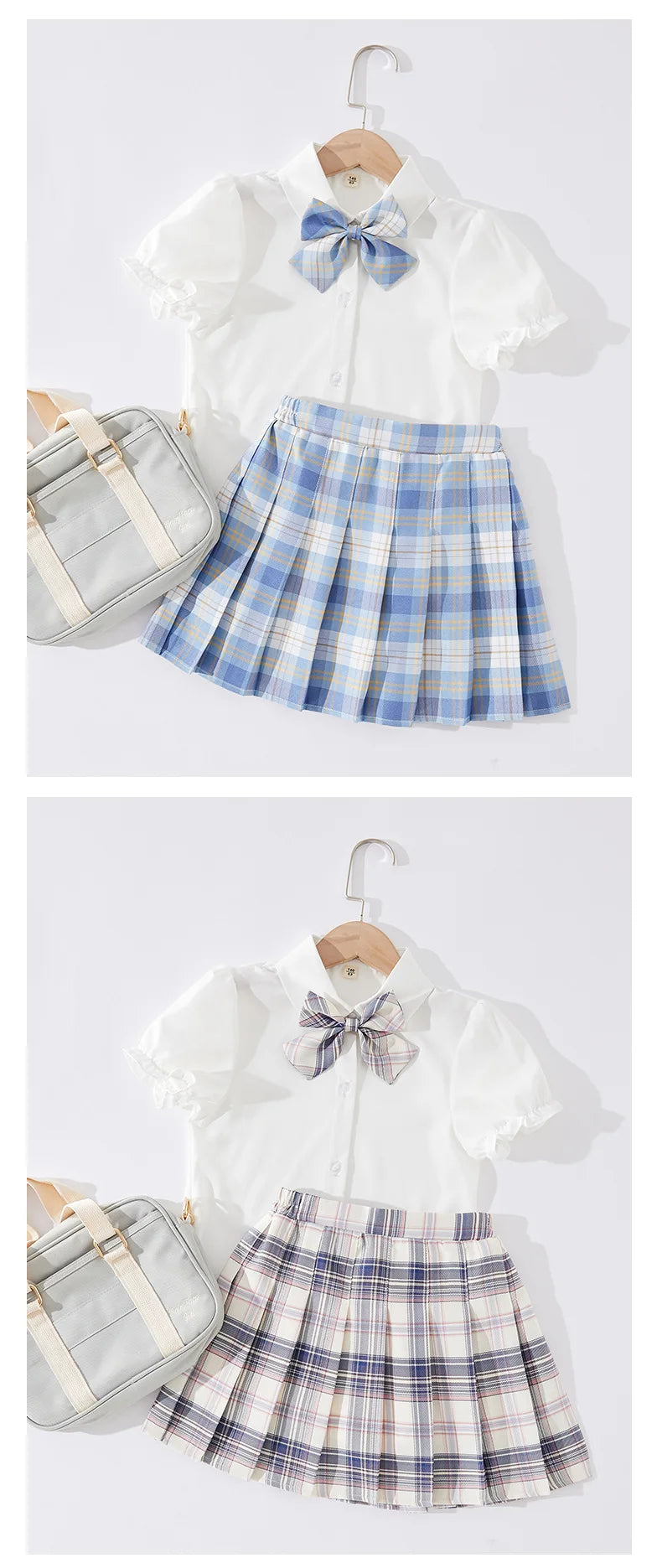Kid Pink JK Sailor Dress 3PCS Girl Japanese Korean Orthodox School Uniform Cute Pleated Skirt Short Sleeve Kawaii Suit Anime COS