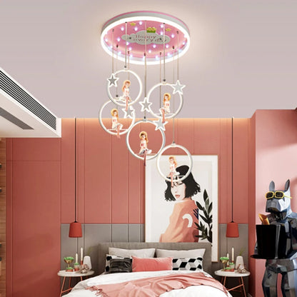 Nordic baby bedroom decor led lights for room indoor chandelier lighting chandeliers ceiling lamps for living room decoration