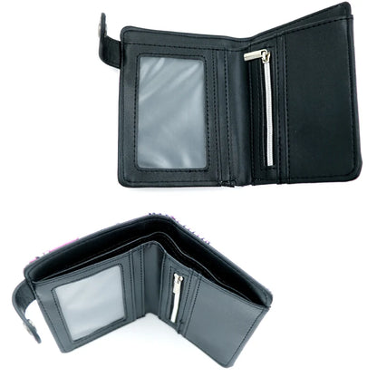 Death Note Anime Black PU Leather Short Wallet Card and Coin Purse for Boys Girls Gift