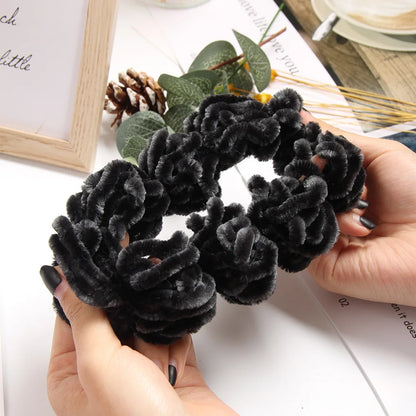 Muslim Scrunchie Headwear New Flexible Rubber Band Hair Tie Ring Turban Headband Muslim Hijabs