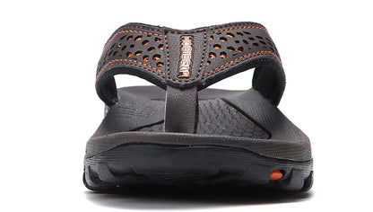 Summer Outside PU Leather Mens Flip Flops Slippers Outdoor Beach Shoes Flip Flop Plus Big Size 49 50 51 52 Hot Sale Dropshipping