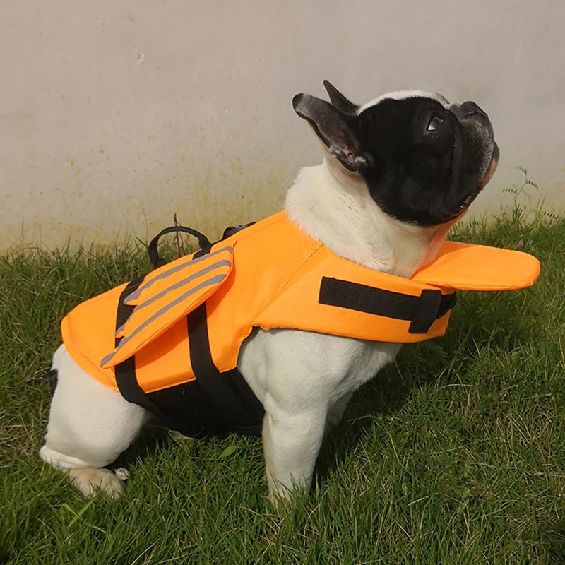 Dog Vest Summer Pet Life Jacket Swimwear Pet Clothes Swim Suit With Reflective Wing