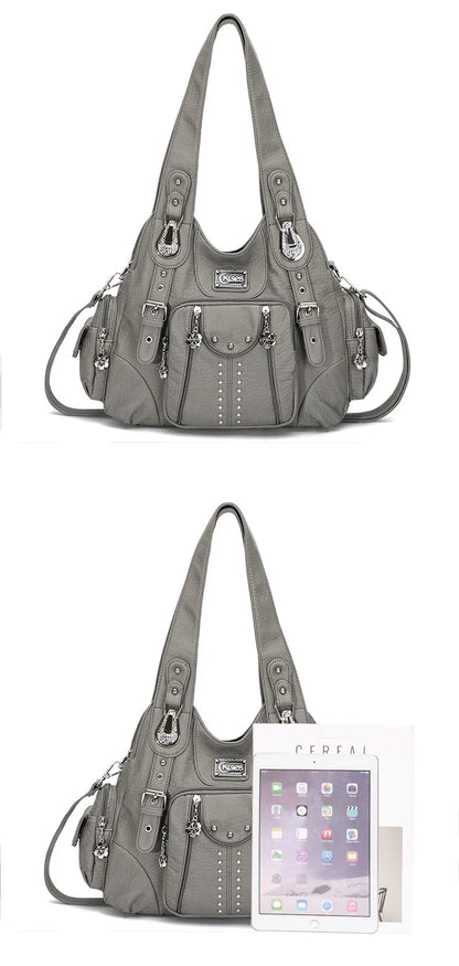 Angel Kiss Bag Women Fashion Handbags Women Shoulder Bags PU Leather Handbag Female Satchel Shoulder Purse Bag Bolsa Feminina
