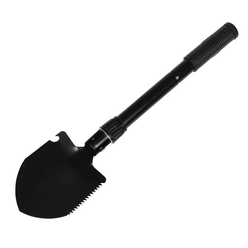 Foldable Shovel with Compass Multi Purpose for Camping Hiking Backpacking Gardening Hiking Accessories