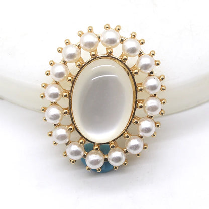Exquisite 10pcs/set alloy metal pearl DIY jewelry accessories rhinestone crystal wedding invitation clothing artwork