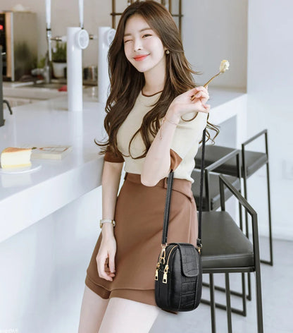 PU Leather Ladies Crossbody Messenger Bags Bolsa Women Handbag Bolsos Flap Vintage Small Shoulder Bags Phone Purse