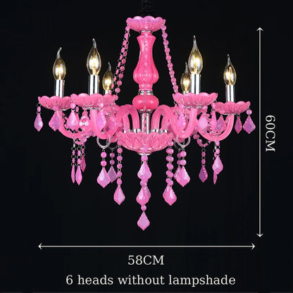 Luxury Green Crystal Chandelier Wedding Parlor Bedroom Villa Hanging Lamp Hotel Restaurant Cafe Bar E14 Candle Pendant Lights