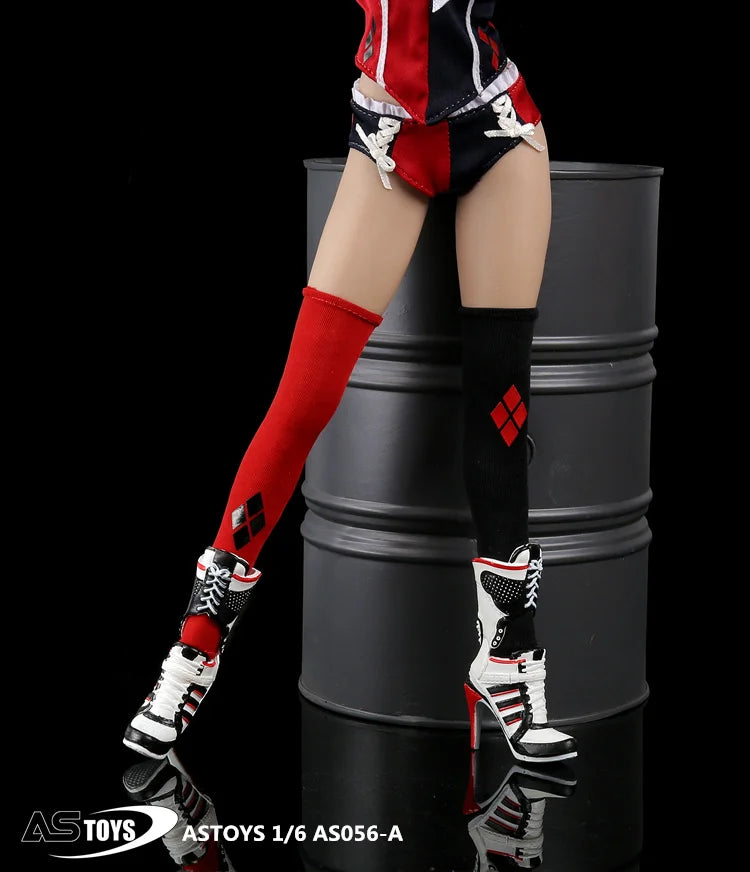ASTOYS AS056 1/6 Female High-heeled Trend Boots Solid Shoes Model for 12'' Soldier Action Figure Body