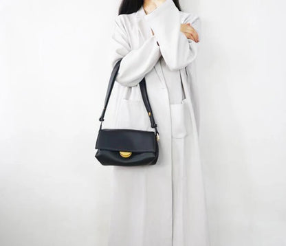 Leather Shoulder Bag for Women, Crossbody Bags, Multi Pockets, Adjustable Strap Purse, Luxury Handbag, Brand Design, Fashion