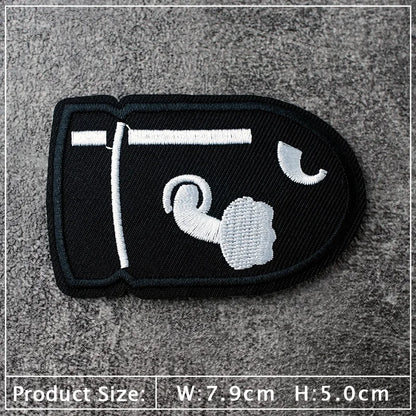 Star Dog Cat Eye Patch Embroidery Applique Ironing Sewing Supplies Decorative Badges For Clothing Accessories Zipper
