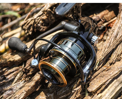 LINNHUE 2020 New Fishing Reel HE1000-7000 Max Drag 10kg Reel Fishing 5.2:1 High Speed Metal Spool Spinning Reel Saltwater Reel