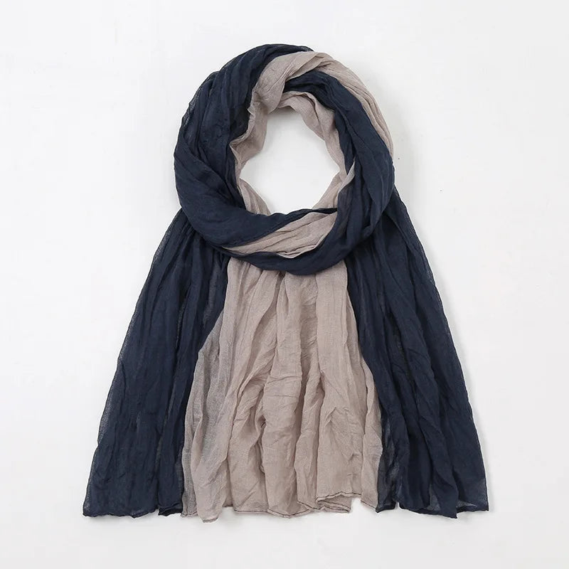 Spain Lovely Polka Floral Crinkle Viscose Shawl Scarf Lady Soft Thin Beach Wrap Pashmina Stole Bufandas Muslim Hijab 175*85Cm