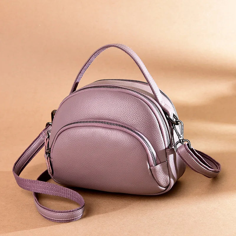 Fashion High Quality Genuine Leather Woman Messenger Bags Luxury Cowhide Handbags Women's Bags Designer Women Shoulder Tote bags