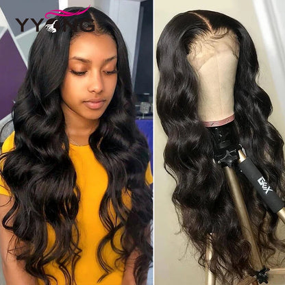 30 Inch Body Wave 13x4 13x6 Hd Transparent Lace Front Human Hair Wigs For Women 5x5 Closure Wig Pre Plucked  Lace Frontal Wig