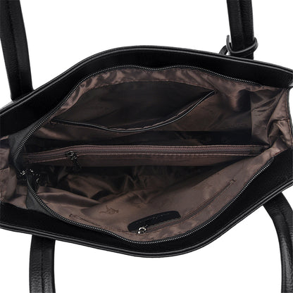 Genuine Soft Pu Leather Handbags for Women Vintage Shoulder Tote Bag Luxury Designer Ladies Large Capacity Purse Bags Sac A Main