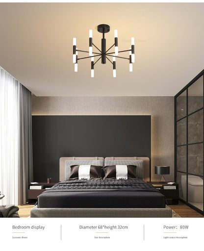 Lights For Living Room Dining Room Nordic Pendant Light Modern Ceiling Chandeliers Bedroom Decoration Lamp Gloden Light Fixrurn