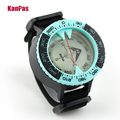 KANPAS 6BAR Scuba Diving Compass / Dive Compass / Compass Sea Navigation / Blue Compass Glow / Diving Luminous Signal