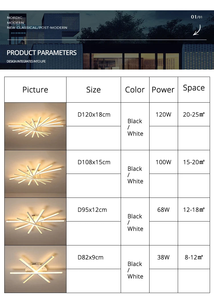 Simple New Modern LED Ceiling Chandelier Indoor Lighting For Living Room Bedroom Corridor Hall Aisle Lamps Lustre Lights fixture
