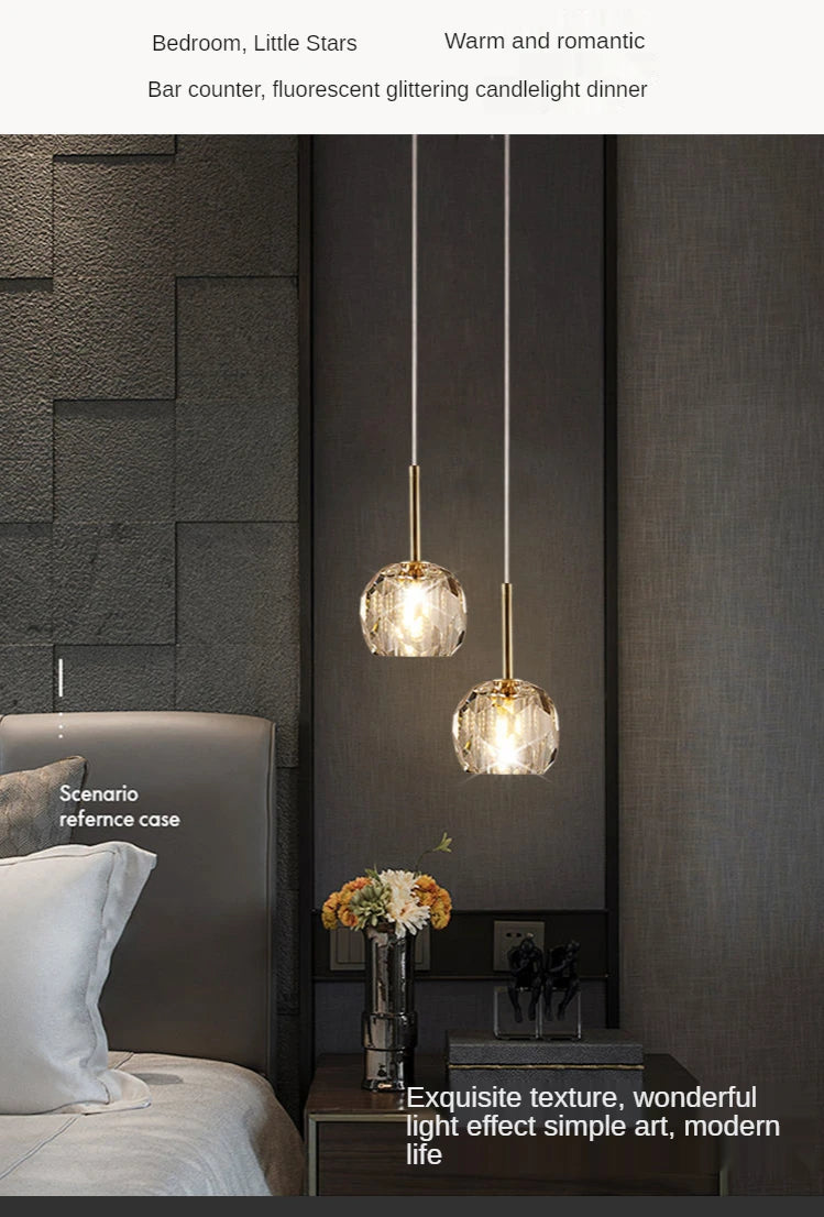 For Home Pendant Lamps Indoor Living Dining Room Bedroom Besides Chandelier Lights Decorative Led Modern Nordic Simple Lighting