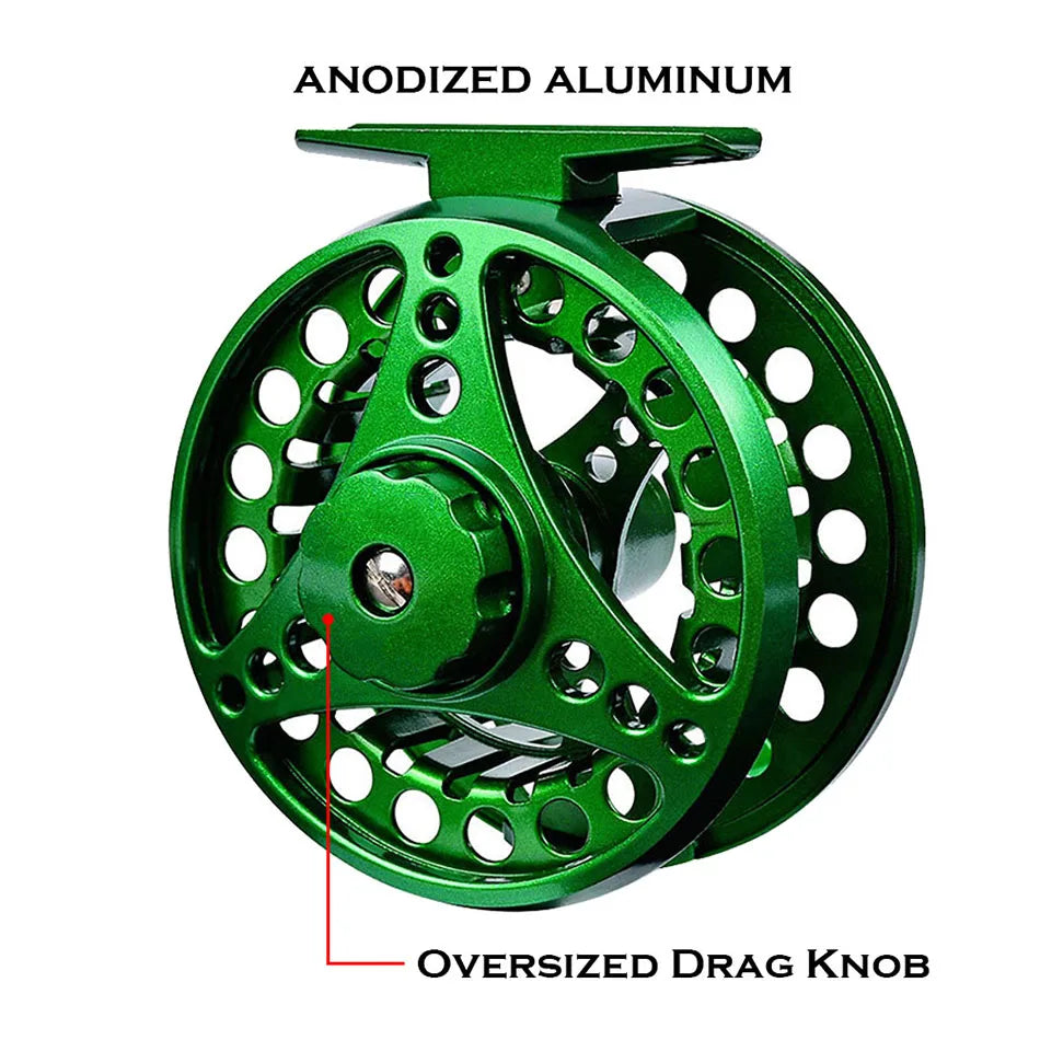 Fly Fishing Reel Aluminum Alloy 3/4 5/6 7/8 WT 2+1BB Interchangeable For Saltwater And Freshwater Fly Wheel Fishing Accessories