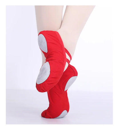 Girls Ballet Shoes for Woman Ballerina Shoes Ballet Flats Women Canvas Soft Sole Dance Slippers Children Practise Dance Shoes