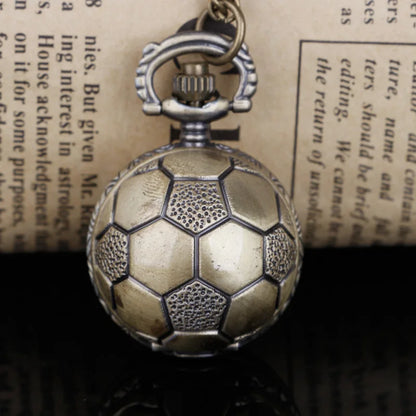 Steampunk Fashion Ball Quartz Pocket Watches With Pendant Necklace Chain Children Best Xmas Gifts