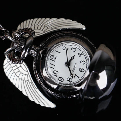 Steampunk Fashion Ball Quartz Pocket Watches With Pendant Necklace Chain Children Best Xmas Gifts