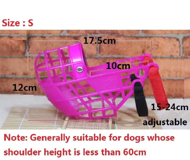 Pet Dog Muzzle Breathable Basket Muzzle Large Dogs Stop Biting Barking Chewing For Greyhound Gree Whippet Dogs Supplies