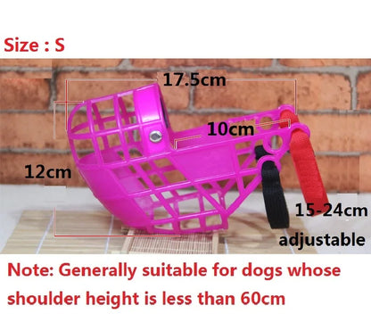 Pet Dog Muzzle Breathable Basket Muzzle Large Dogs Stop Biting Barking Chewing For Greyhound Gree Whippet Dogs Supplies