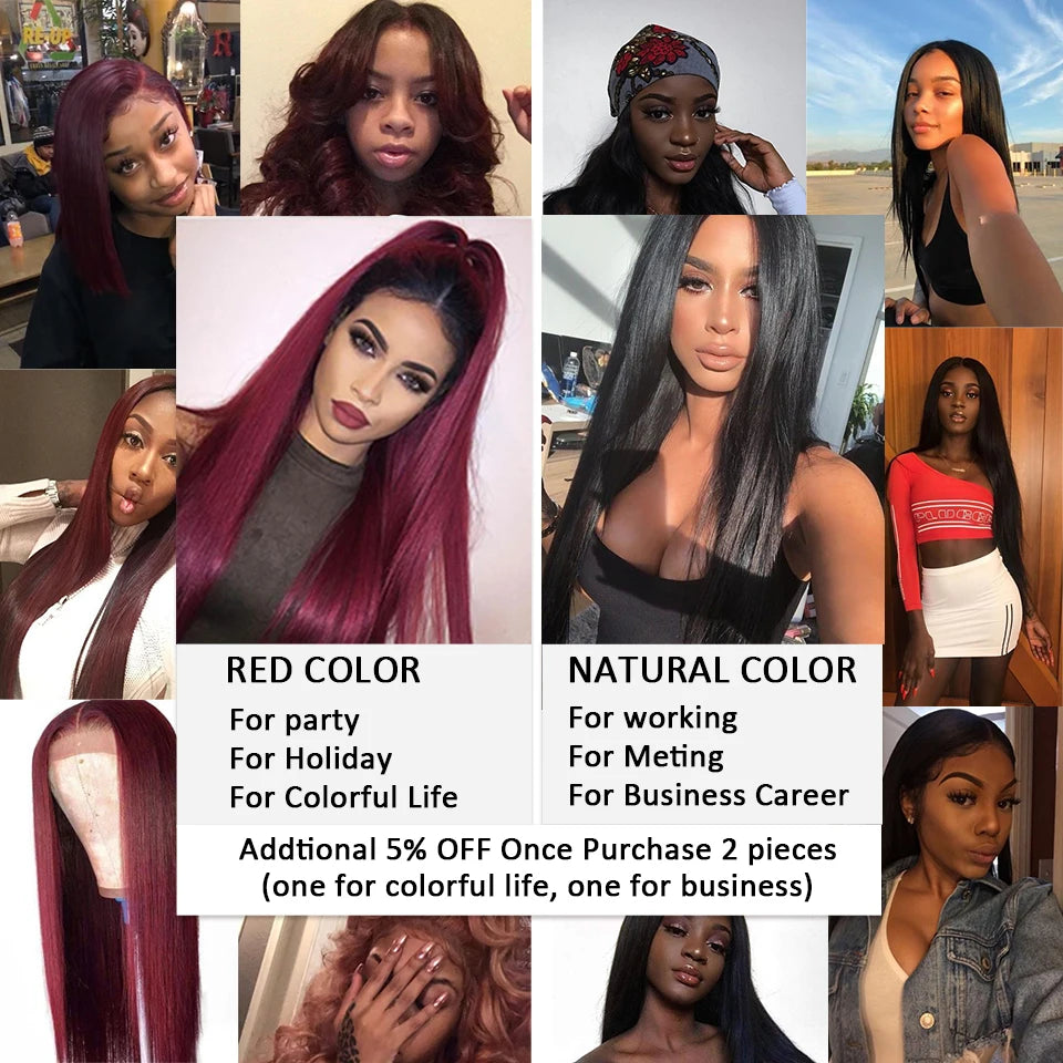 #27 Honey Blonde 13x4 Lace Front Wigs Human Hair Straight 4x4 Lace Closure Wigs Remy Straight Human Hair Wigs For Women HairUGo