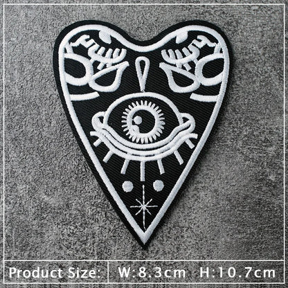 Star Dog Cat Eye Patch Embroidery Applique Ironing Sewing Supplies Decorative Badges For Clothing Accessories Zipper
