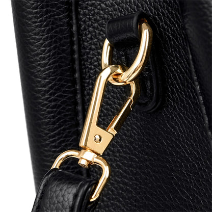 Casual Tote Women's Soft Leather Handbag Luxury Designer 3 Layers Shoulder Crossbody Bag Lady Large Capacity Shopper Sac A Main